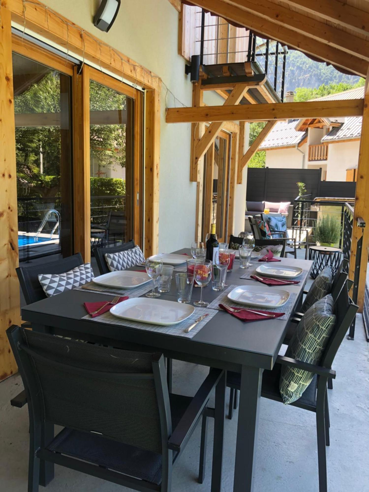 Chalet Barbara With Swimming Pool In The Heart Of Oisans Le Bourg-dʼOisans Esterno foto